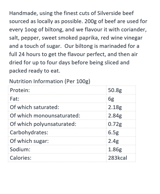 Biltong Snack Pack